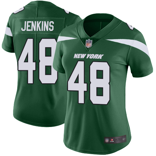 New York Jets Limited Green Women Jordan Jenkins Home Jersey NFL Football 48 Vapor Untouchable